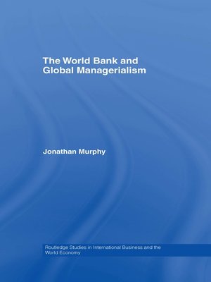 cover image of The World Bank and Global Managerialism